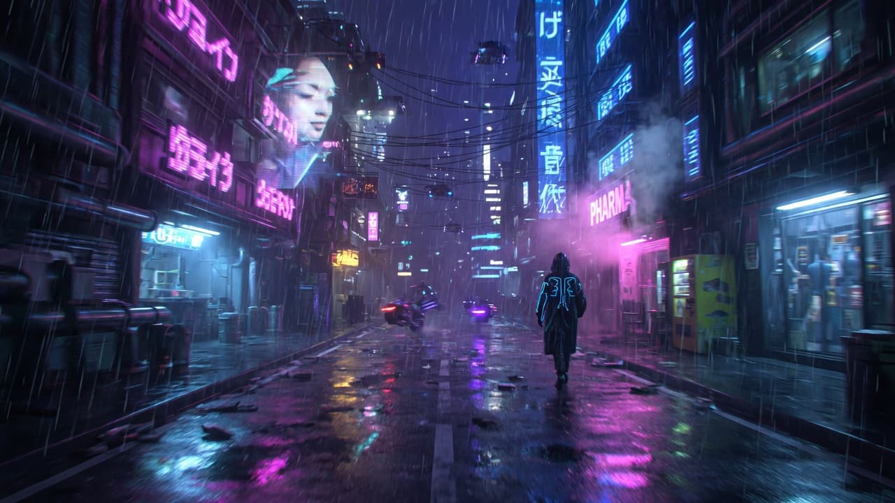 Vertical neon night reel still